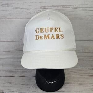 Pukka Rope Hat "GEUPEL DEMARS" Men's One Size Adjustable White Gold Golf